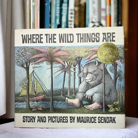 WHERE THE WILD THINGS ARE by Maurice Sendak  1974 HC 2nd EDITION - Picture 3 of 14